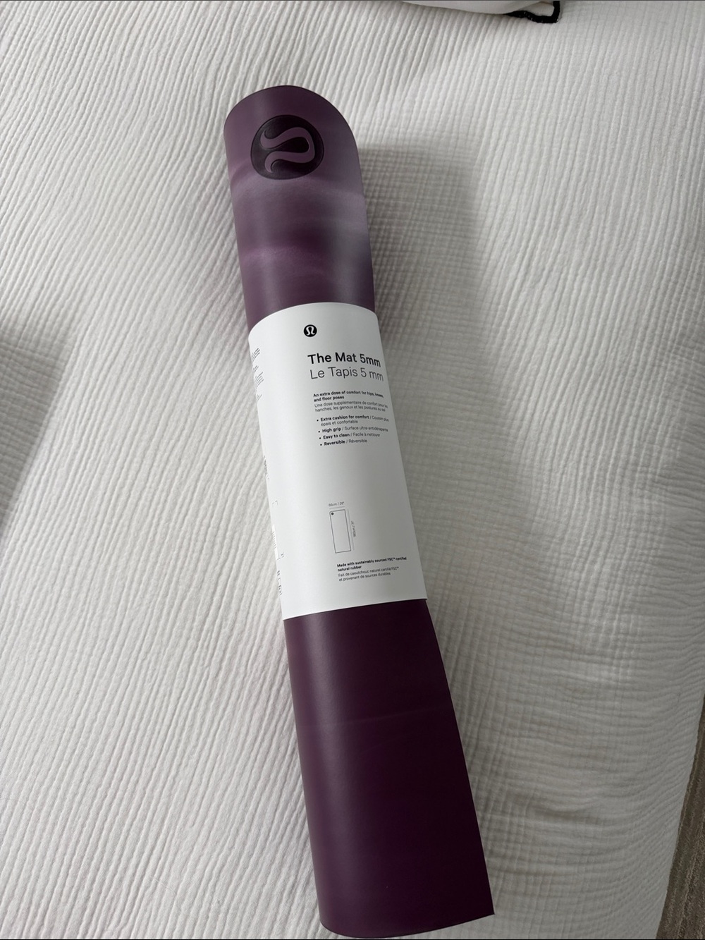 lululemon athletica Yoga Mat in Plum Purple